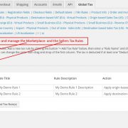 Backend Tax Rules