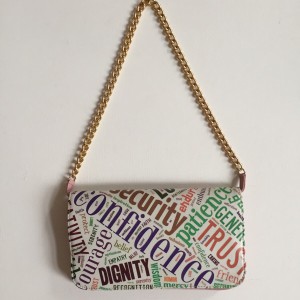 Blue Antoinette Bag Good Words Pink (Pink)