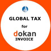 Global Tax for Dokan Invoice - Pink - Logo