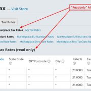 Marketplace Tax Rates