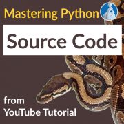 Mastering Python - Source Code | Blue Antoinette