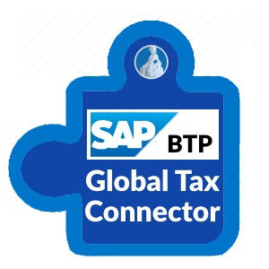 SAP BTP Global Tax Connector - Blue Frame - Left