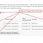 WCVendors Tax Rules