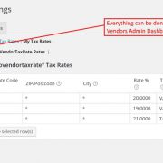 WCVendors Vendors Admin Dashboard