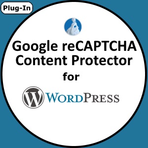 WP Google reCAPTCHA Content Protector -Logo